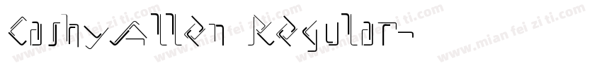 CashyAllen Regular字体转换